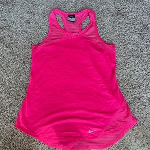 Nike Dry Fit size small hot pink tank top